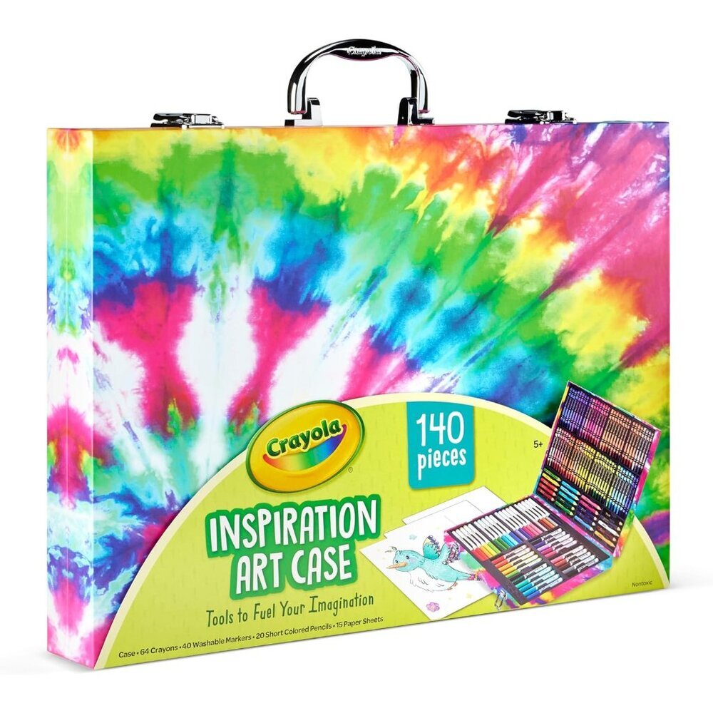 Inspiration Art Case Coloring Set - Tie-Dye 140ct, Art Supplies Set For Kids, Tr - Picture 3 of 11